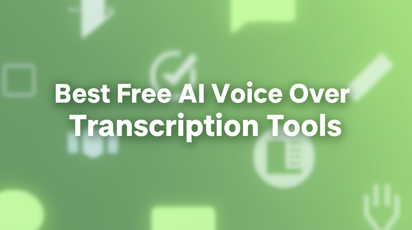 Best Free AI Transcription Tools - Convert audio and video to text with speech recognition