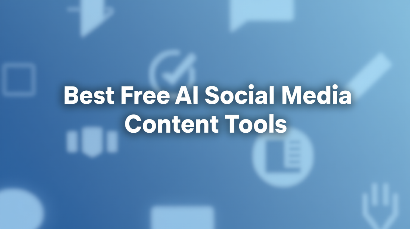Best Free AI Social Media Content Tools - Facebook, Instagram, LinkedIn, and YouTube post generators