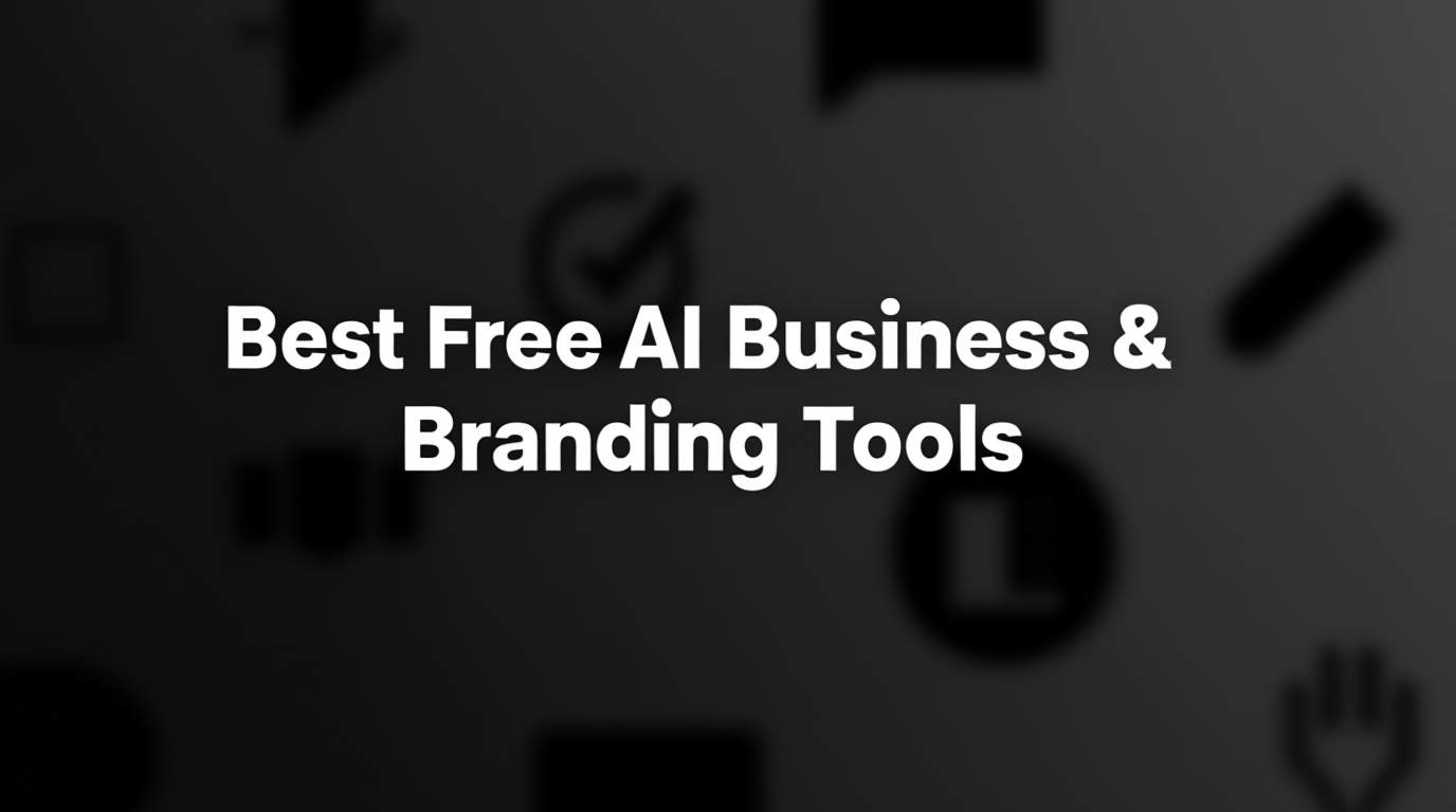 Best Free AI Business and Branding Tools - Company names, product descriptions, and business copywriting
