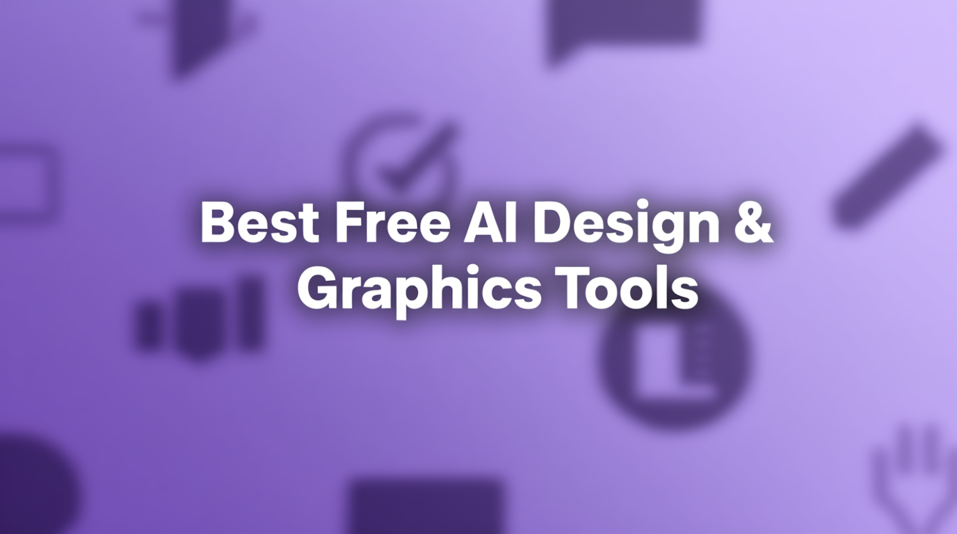 Best Free AI Design and Graphics Tools - Logo makers, graphic design, and visual content creation