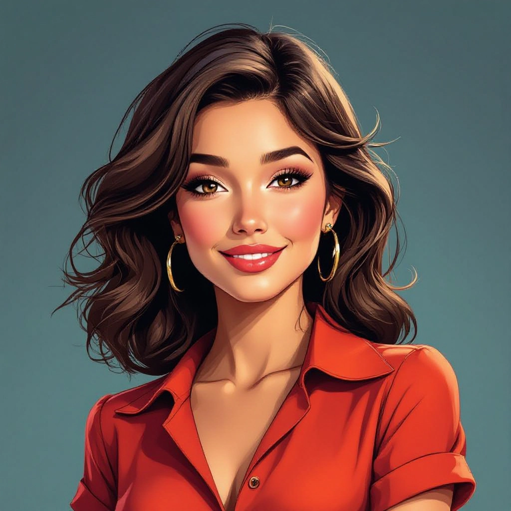 High-Resolution Retro Output illustration