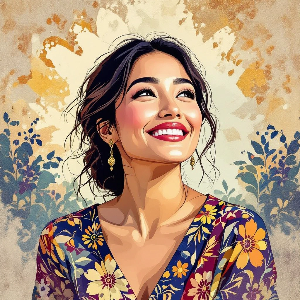 Wax-resist Simulation illustration