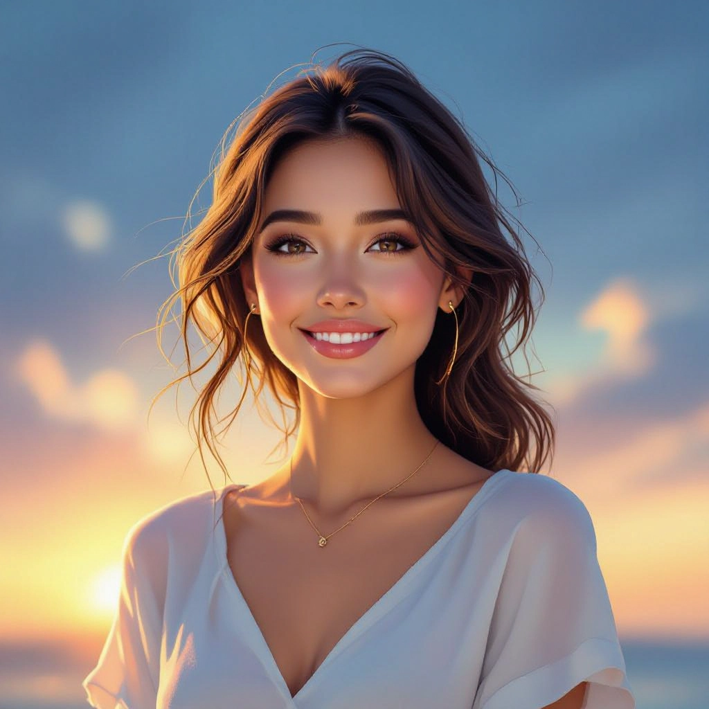 True-to-time blue hour lighting illustration