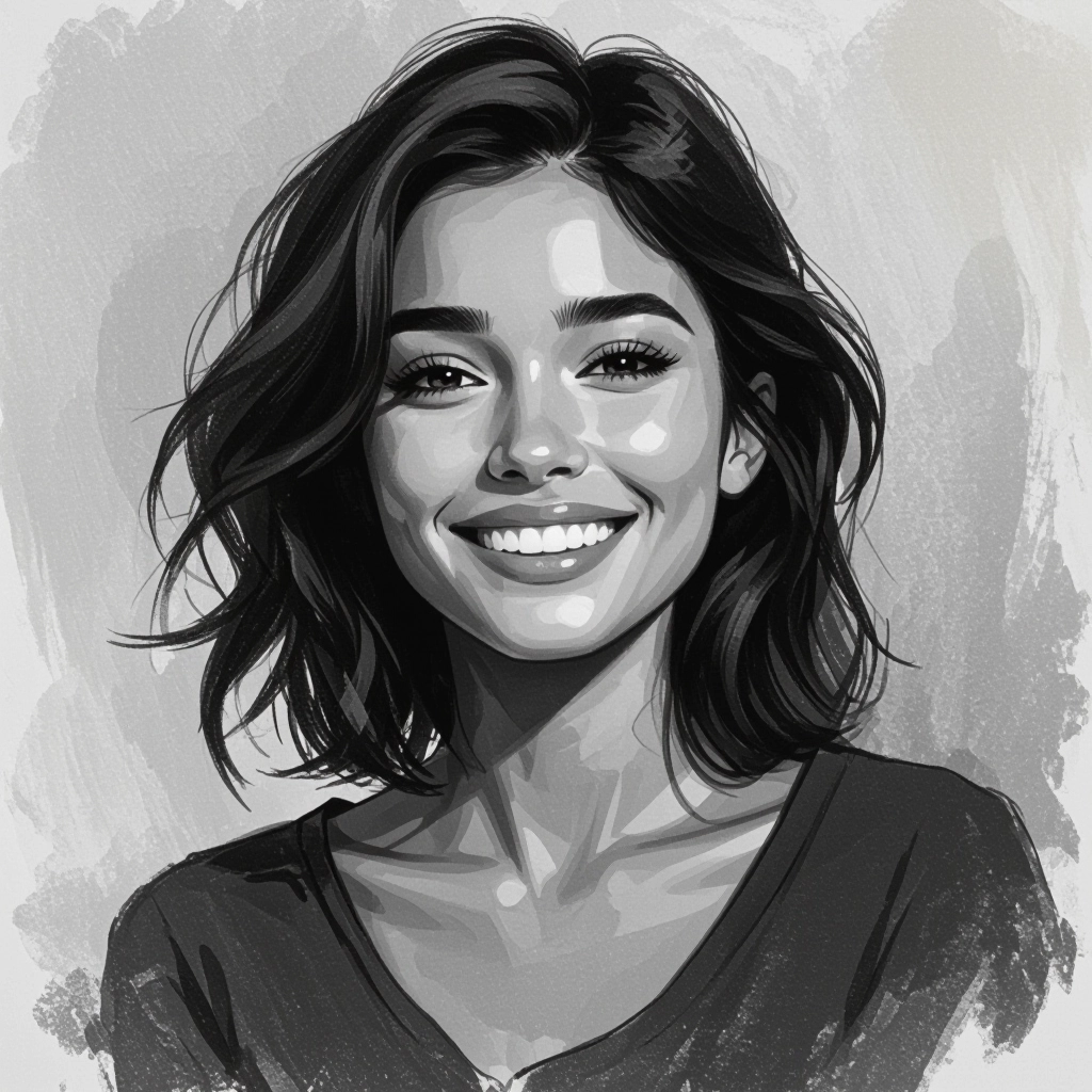 Authentic Charcoal Grain Simulation illustration