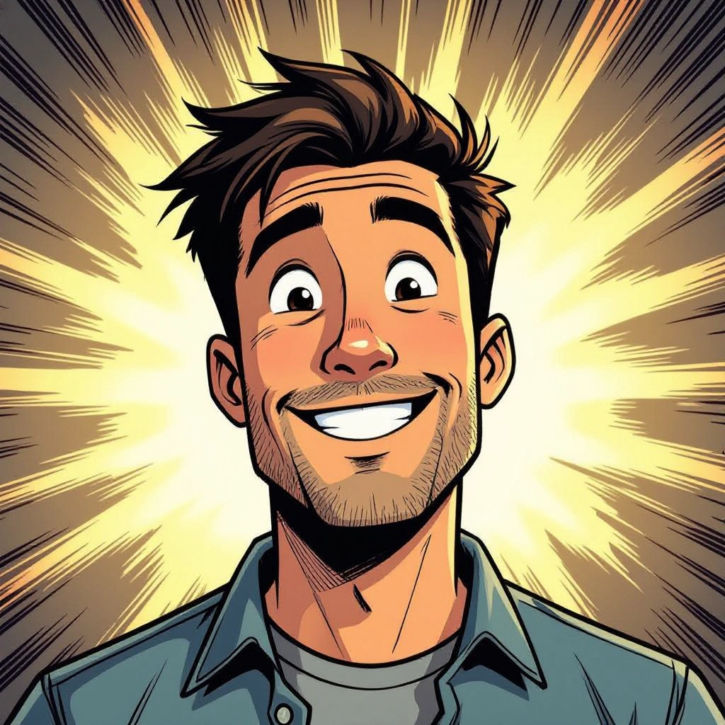 comic panel style example