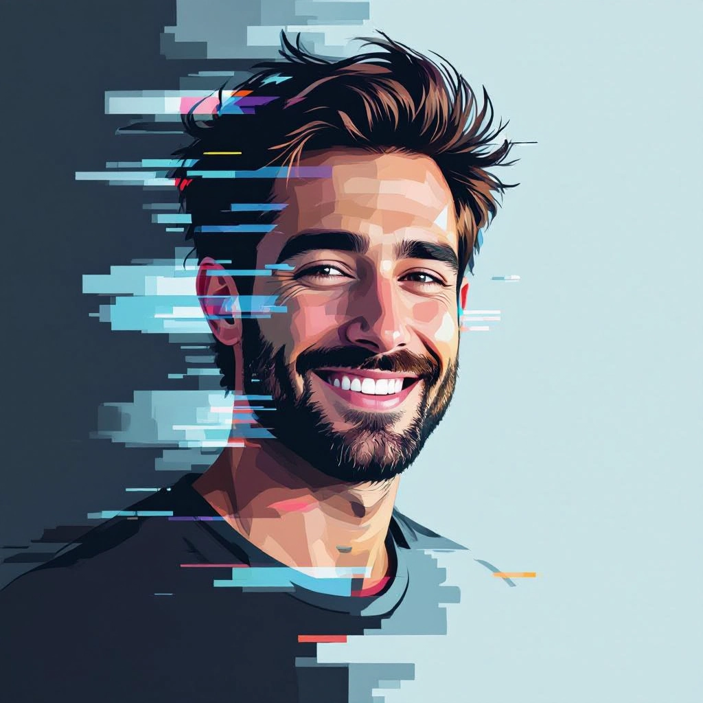 Data Moshing and Frame Remapping illustration