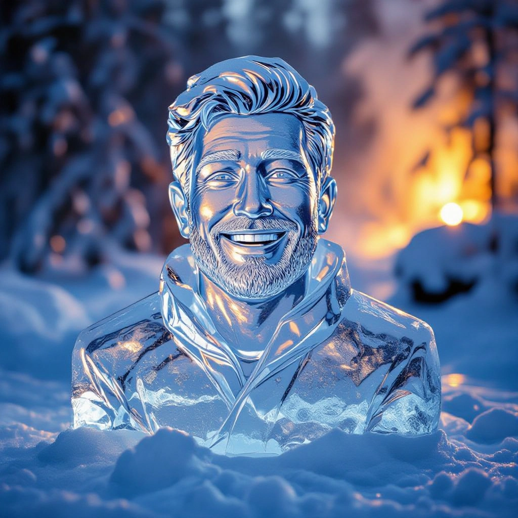 ice sculpture style example