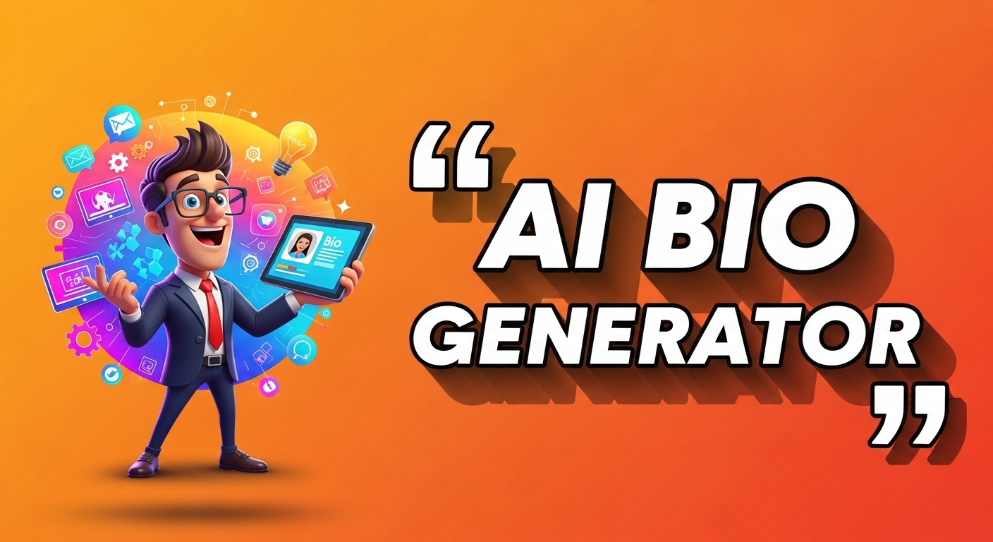 ai bio generator tool image