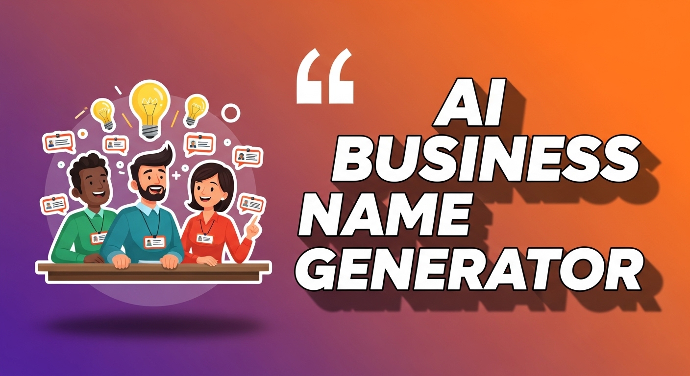 ai business name generator tool image