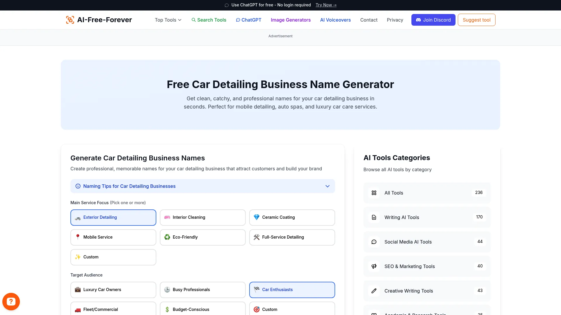 Car Detailing Business Names - Find cool and professional names for your car detailing service