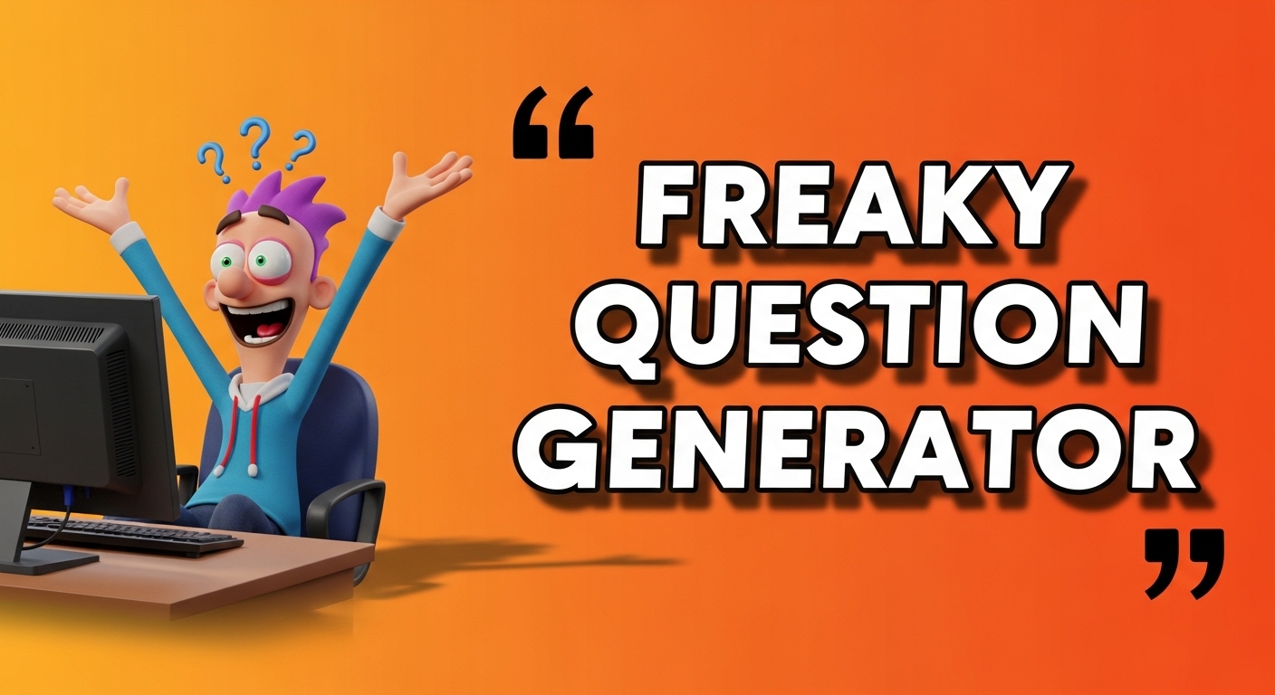freaky question generator tool image