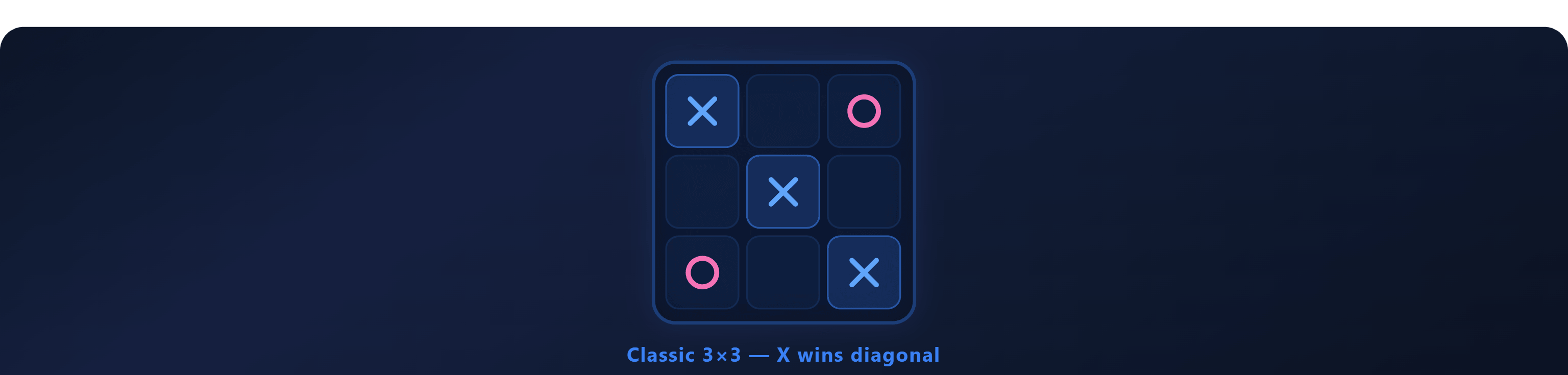 Classic 3x3 - Tic Tac Toe screenshot on AIFreeForever