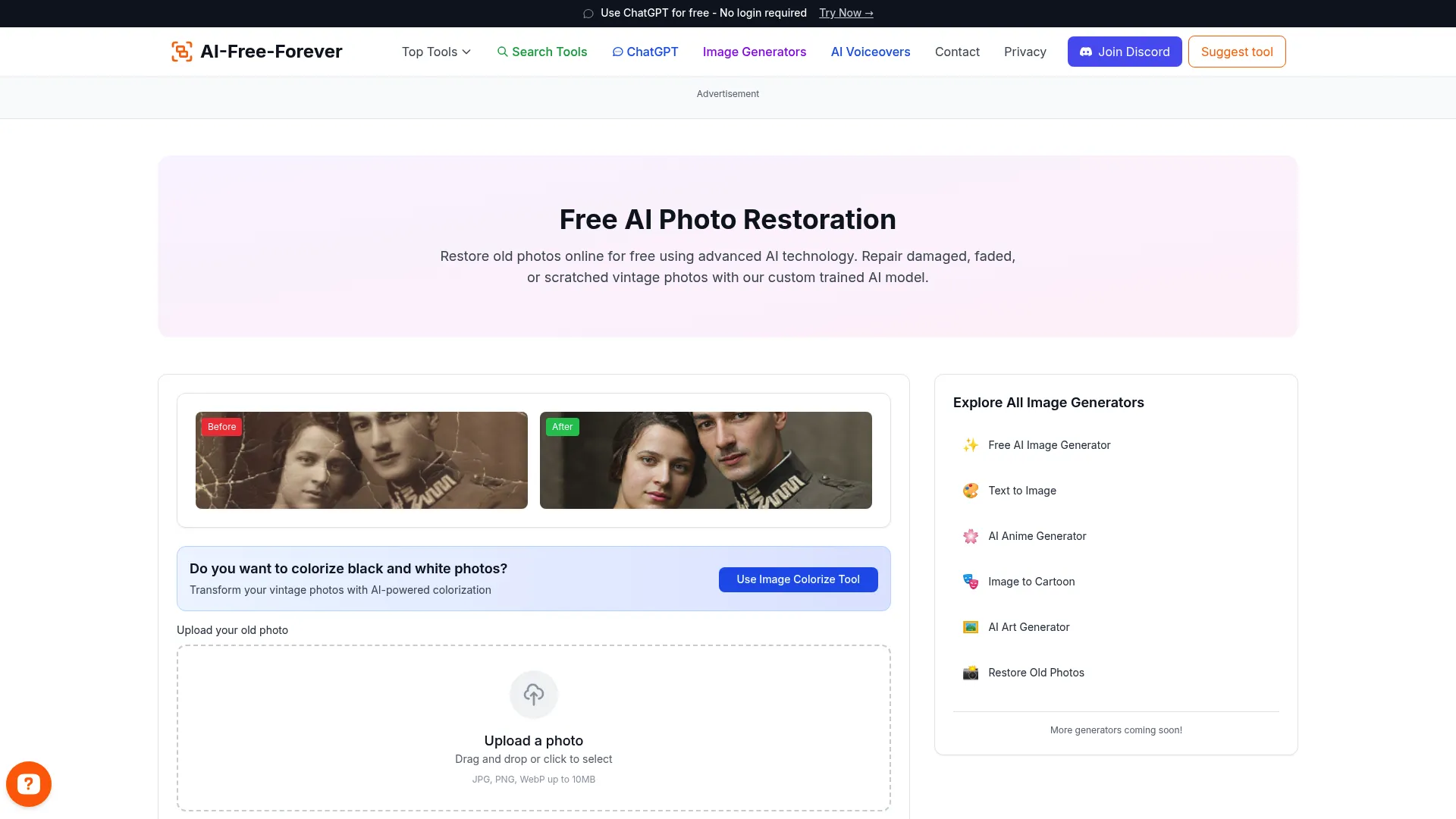 Restore Old Photos - Repair damaged, scratched, and faded vintage photographs