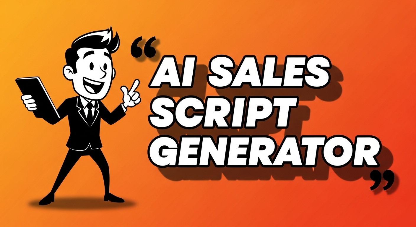 sales script format generator tool image