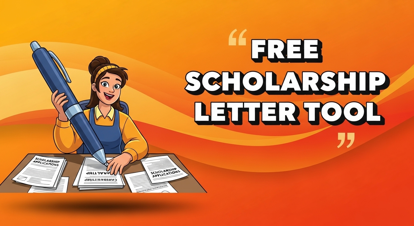 scholarship letter tool image