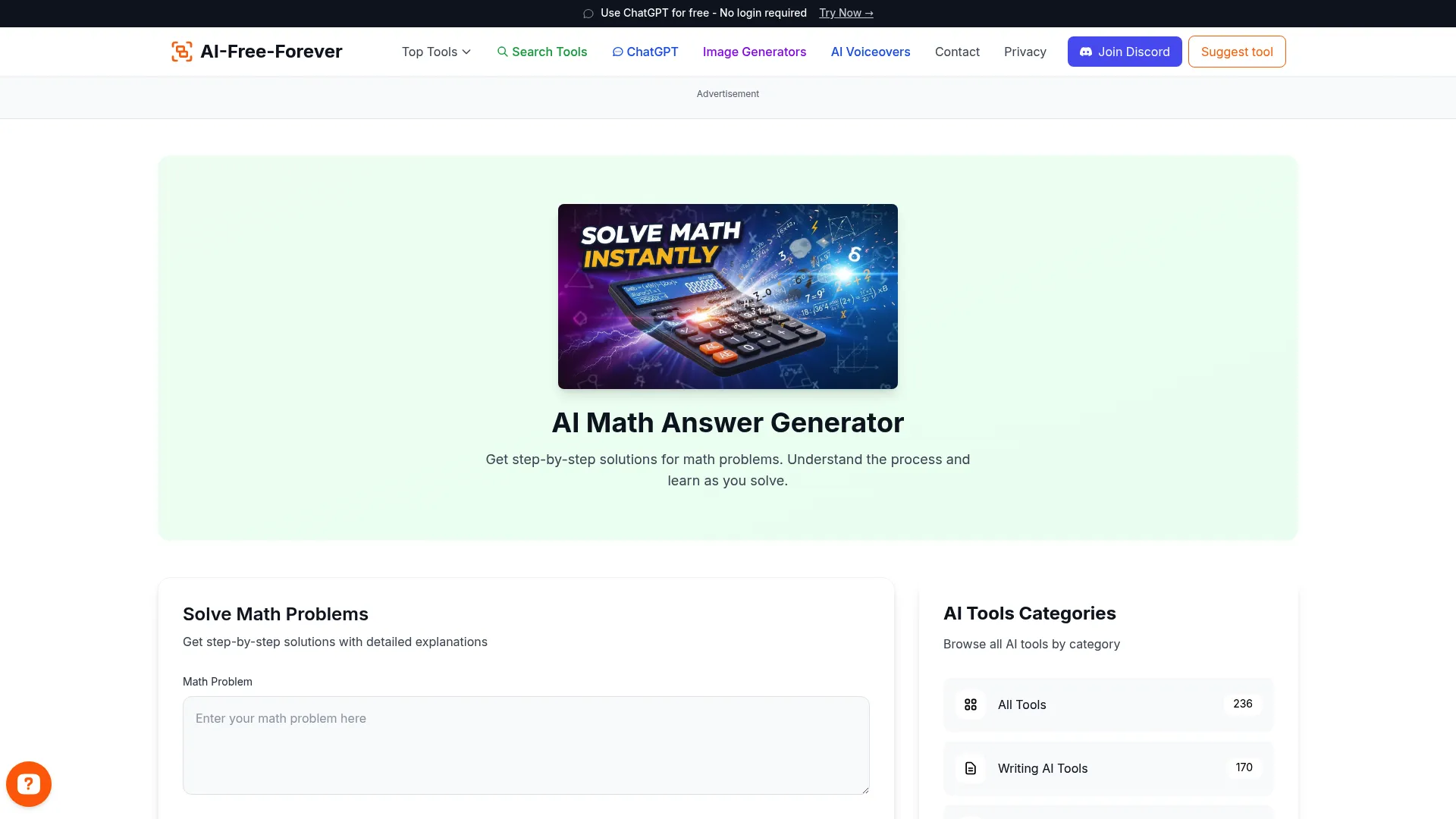 Math Answer Generator - Solve complex mathematical problems with step-by-step explanations