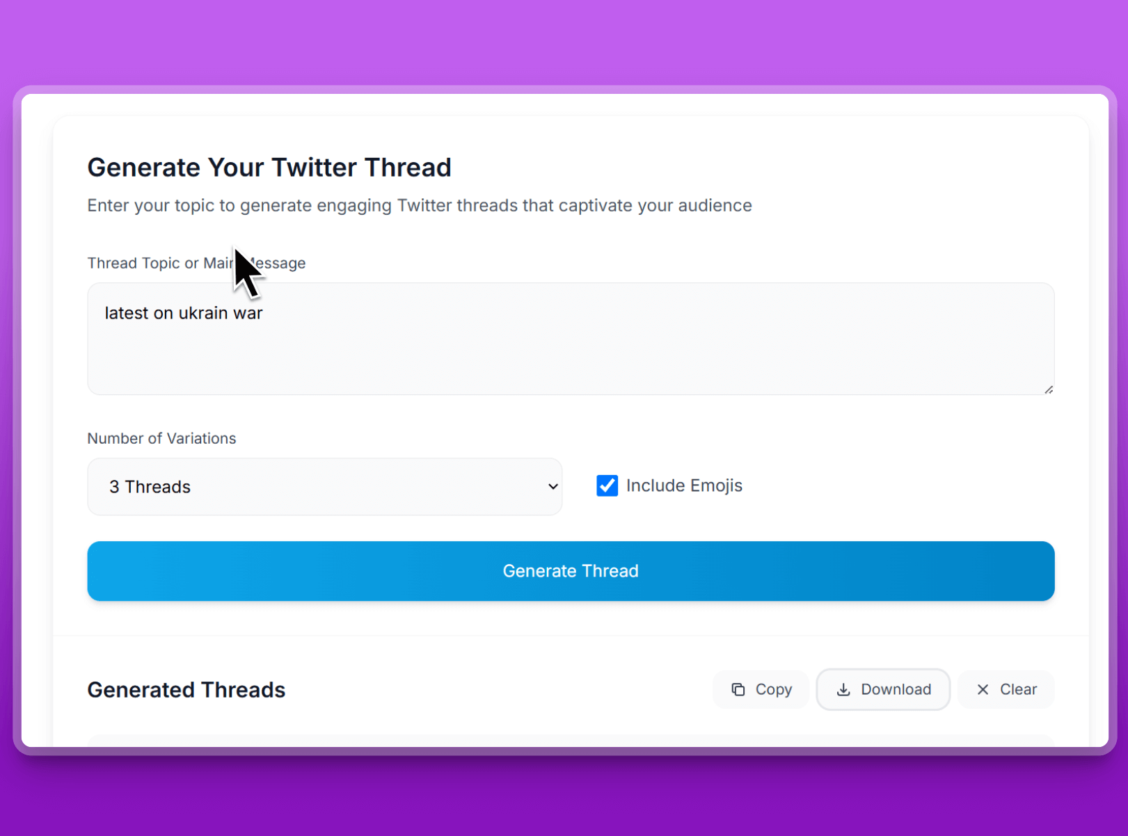 Step 5: Copy and publish your Twitter thread to social media