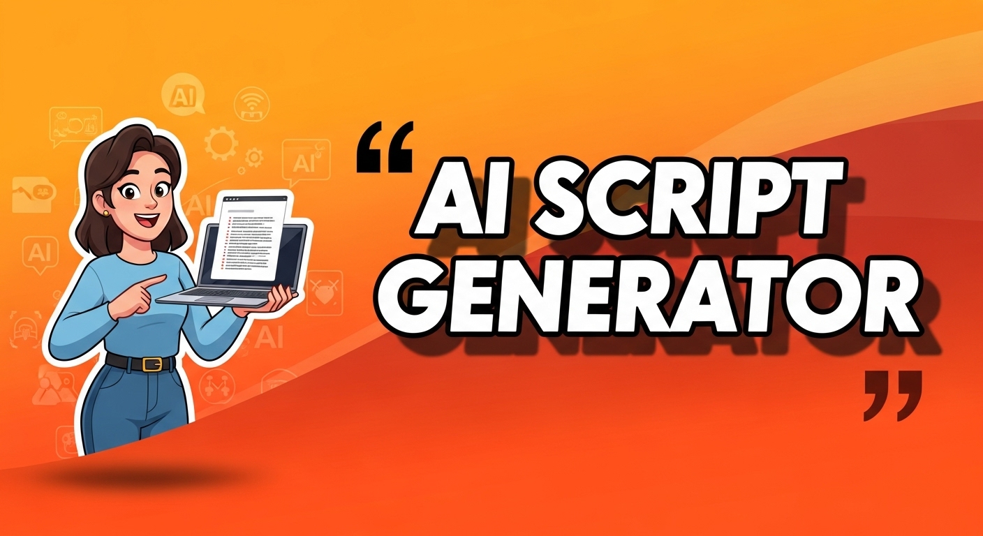 youtube script generator tool image
