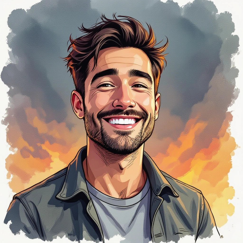 ink drawing style example