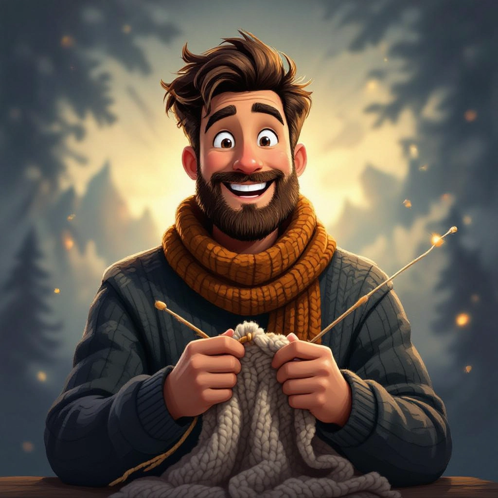 knitting style example