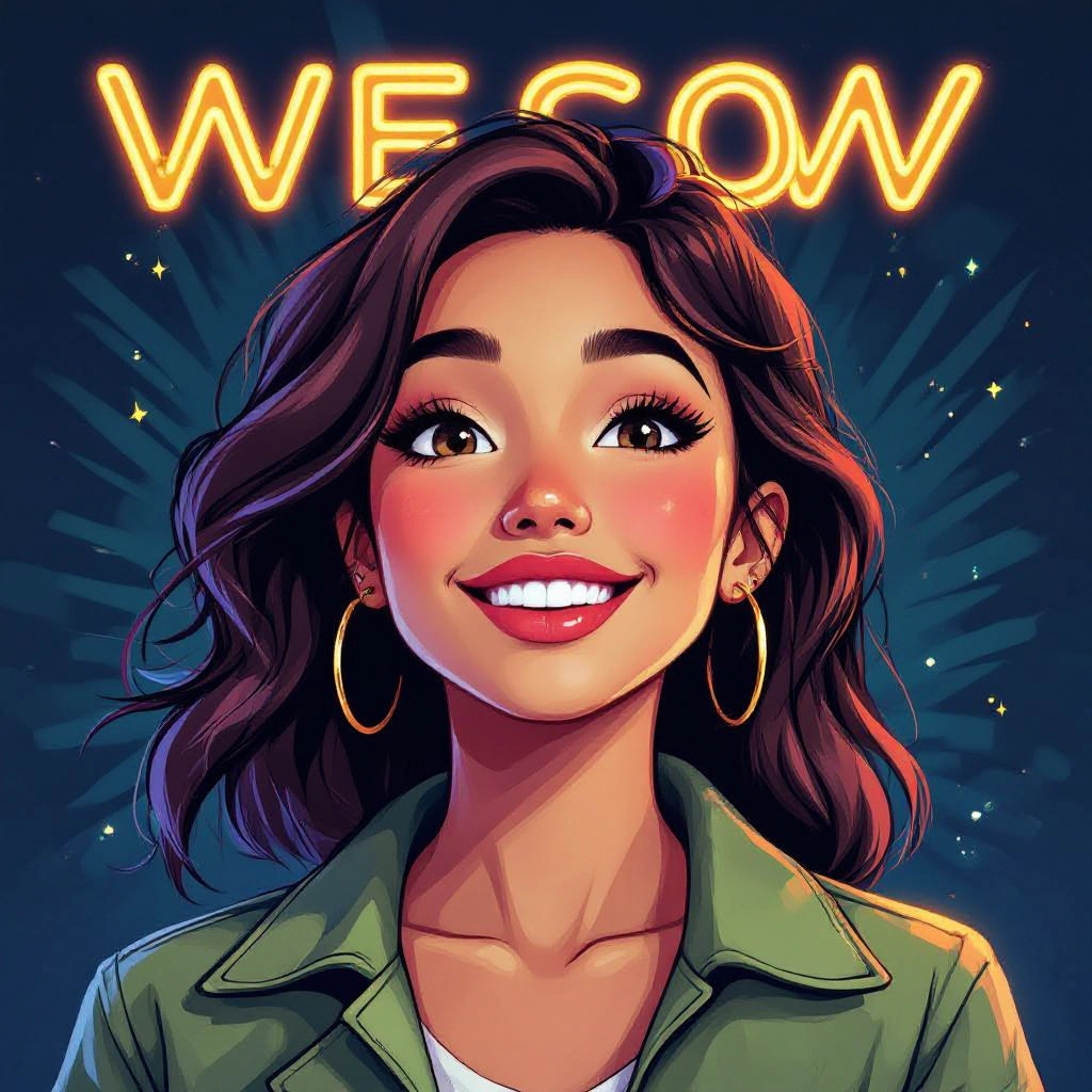 Glowing Tube Rendering illustration