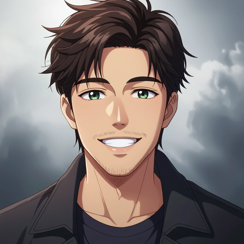 realistic anime style example