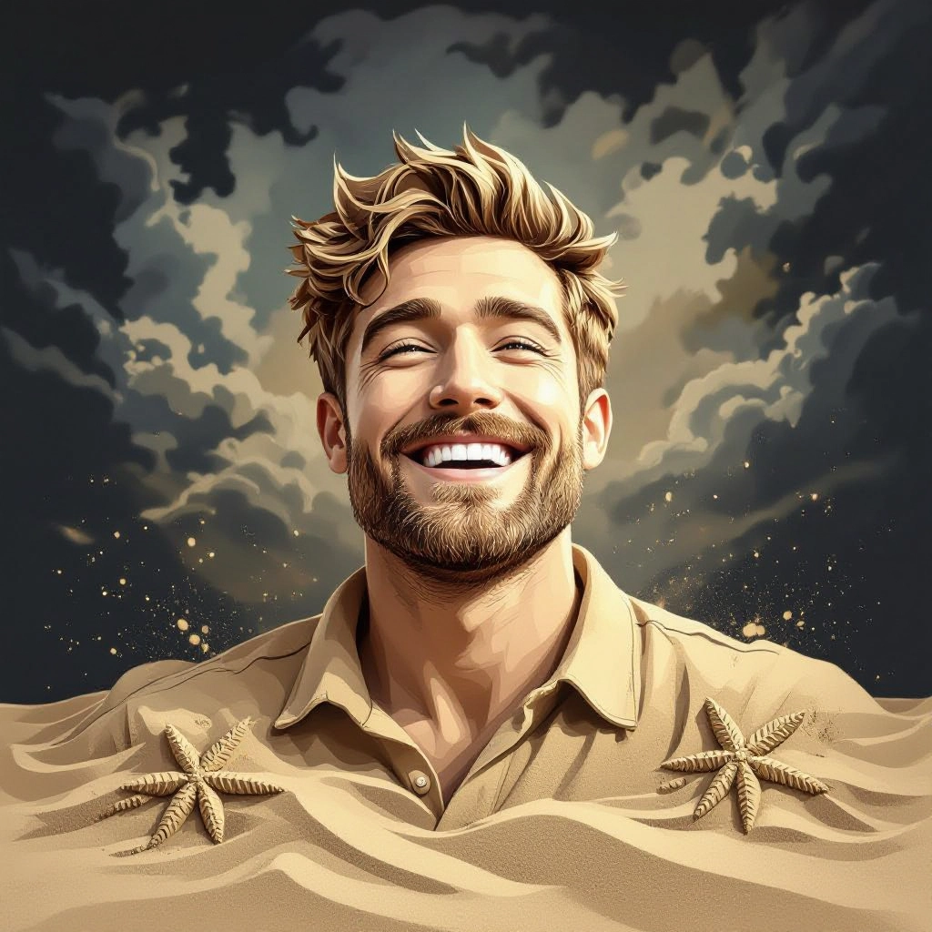 sand art style example