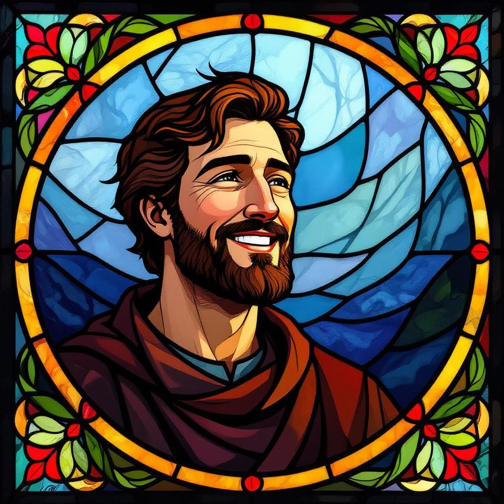 stained glass art style example