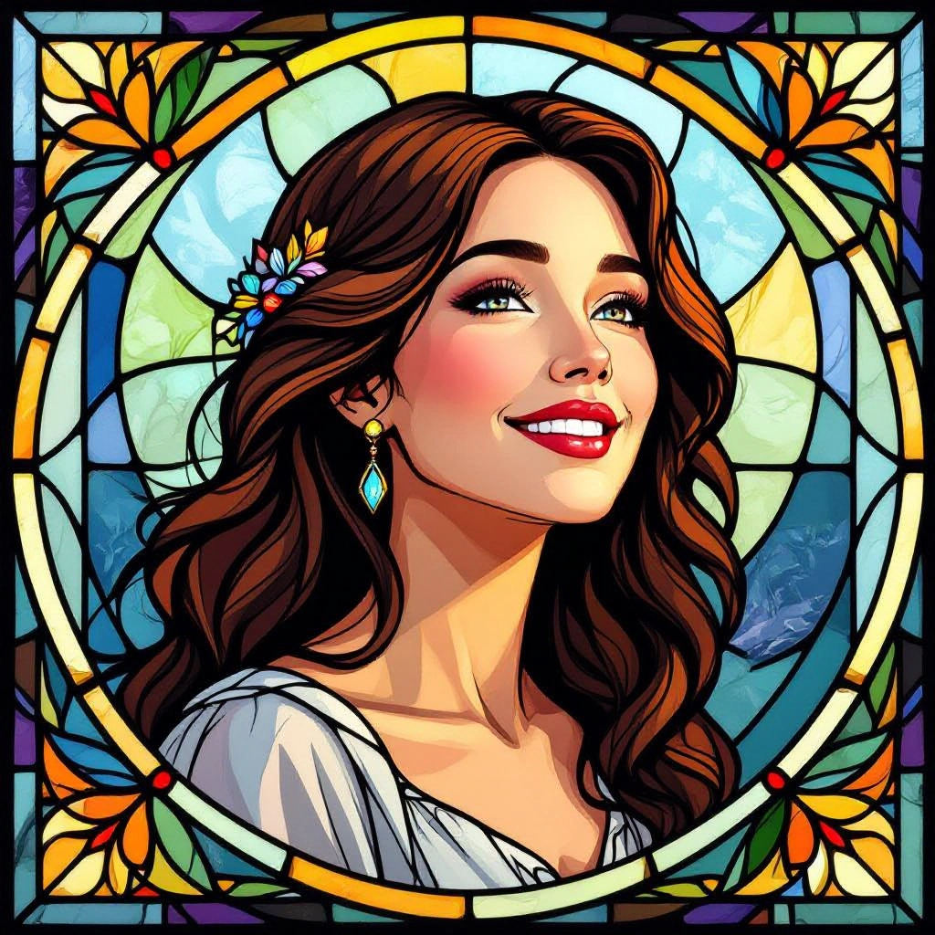 Authentic Lead Line and Came Simulation illustration