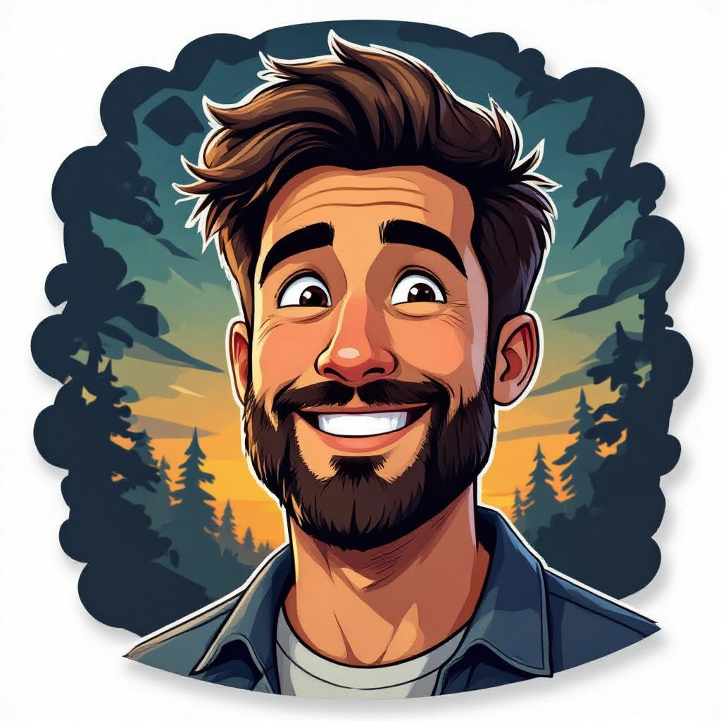 sticker art style example