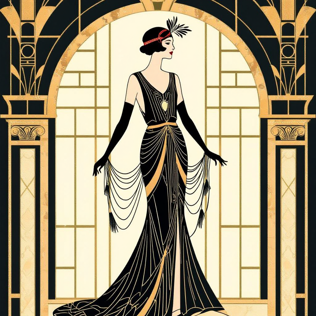 art deco image generator preview