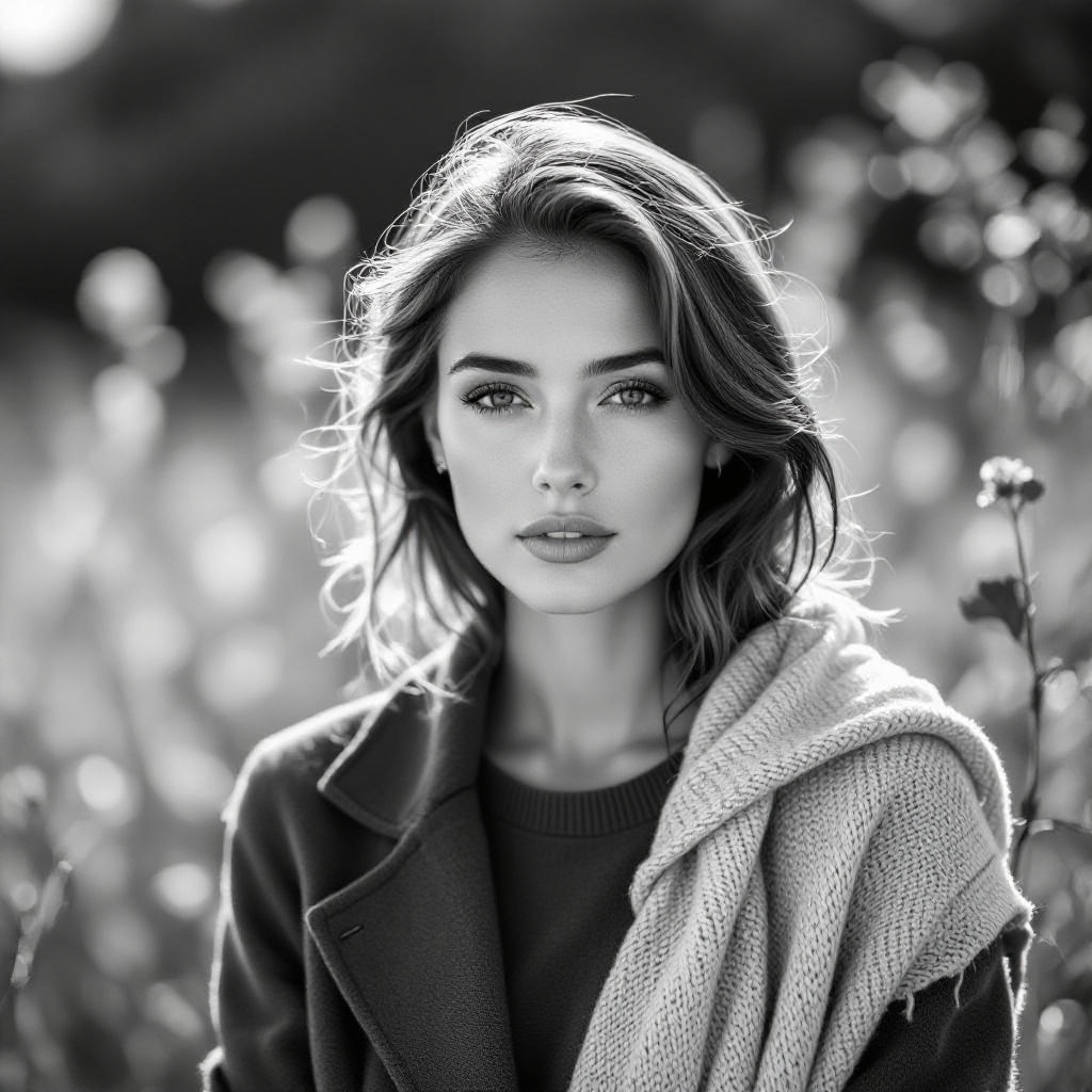 black and white image generator preview