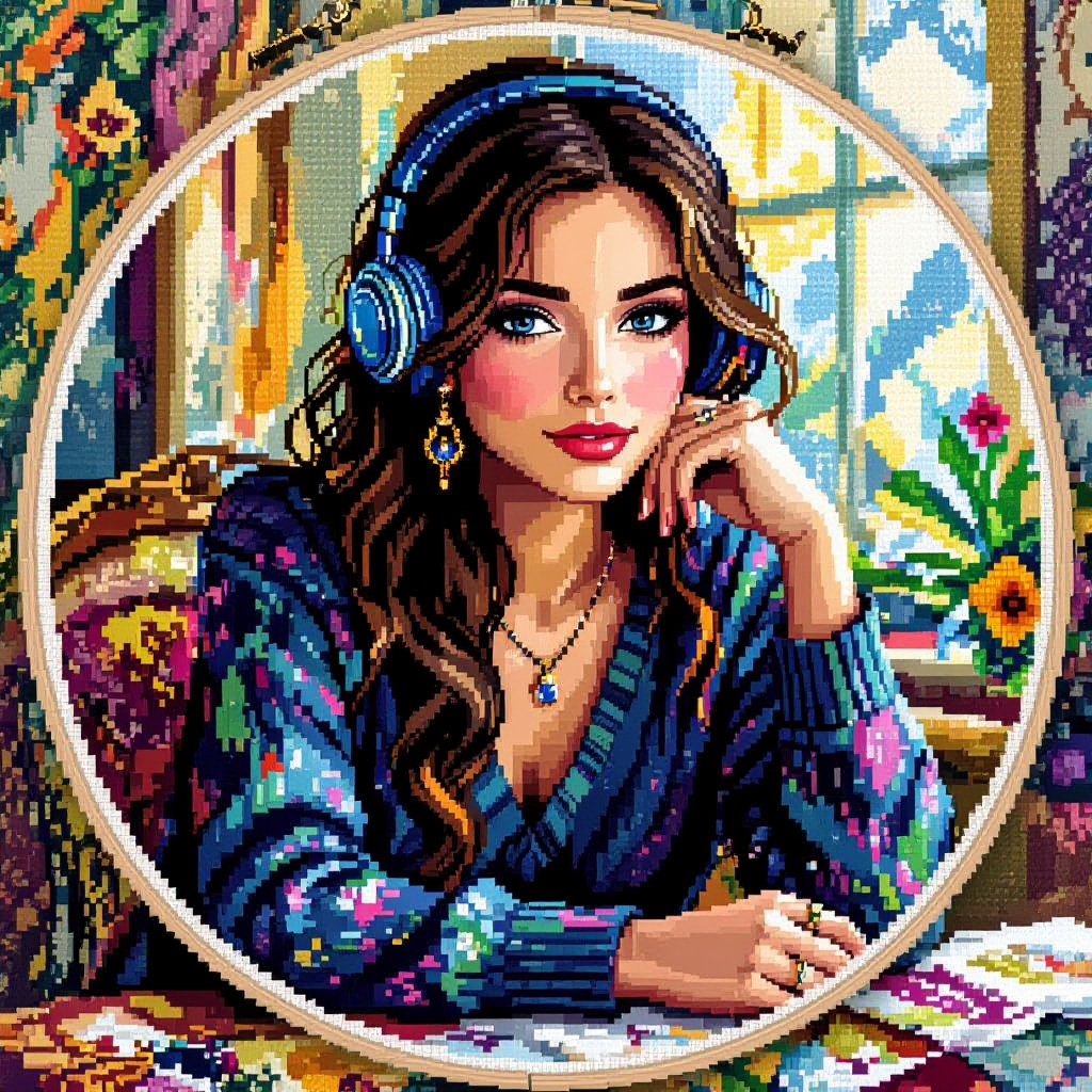 cross-stitch image generator preview