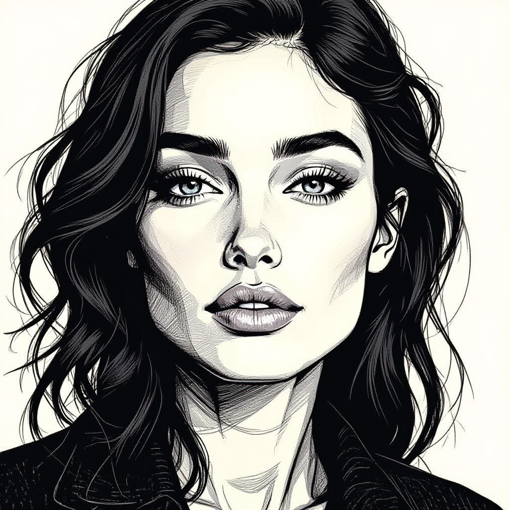 ink drawing image generator preview