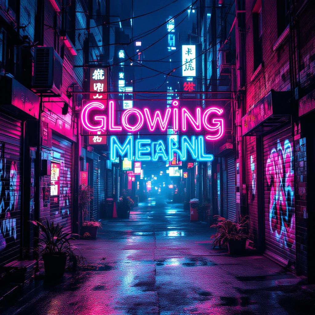 neon image generator preview