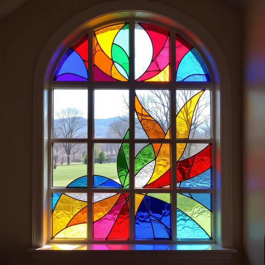 stained glass art image generator preview