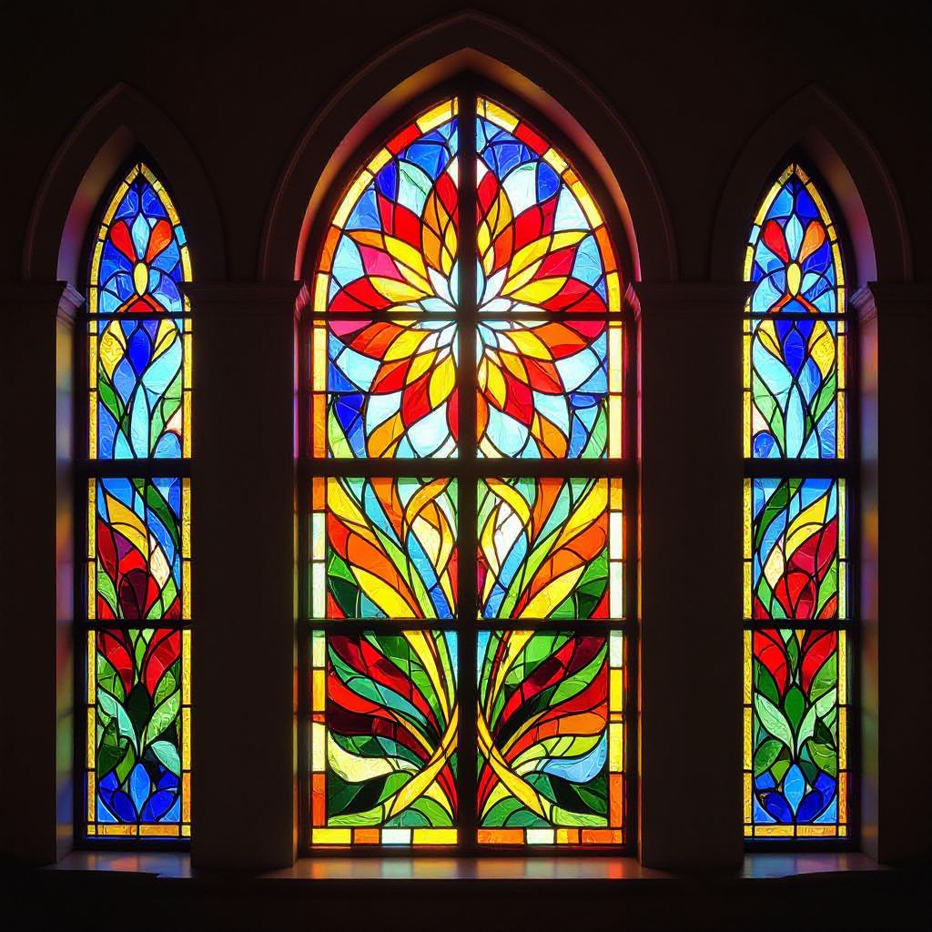 stained glass image generator preview