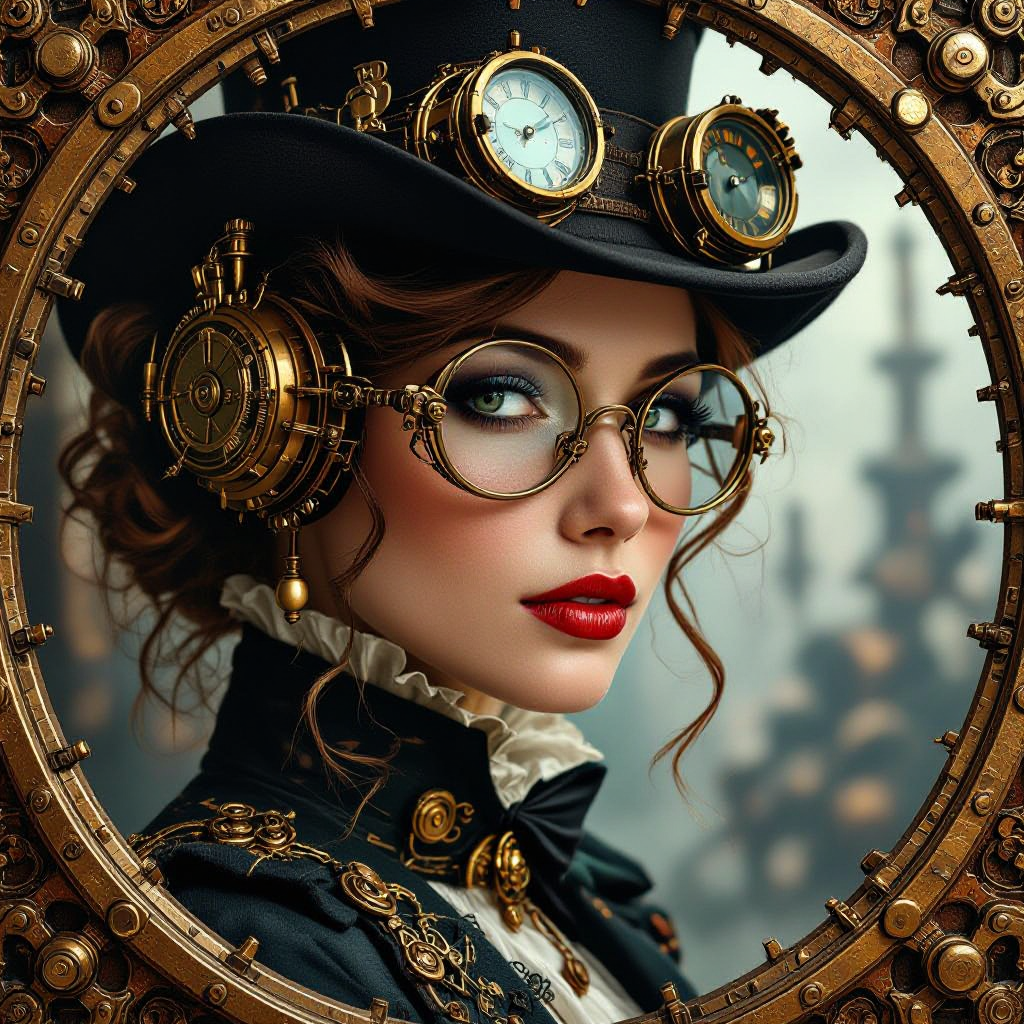 steampunk image generator preview