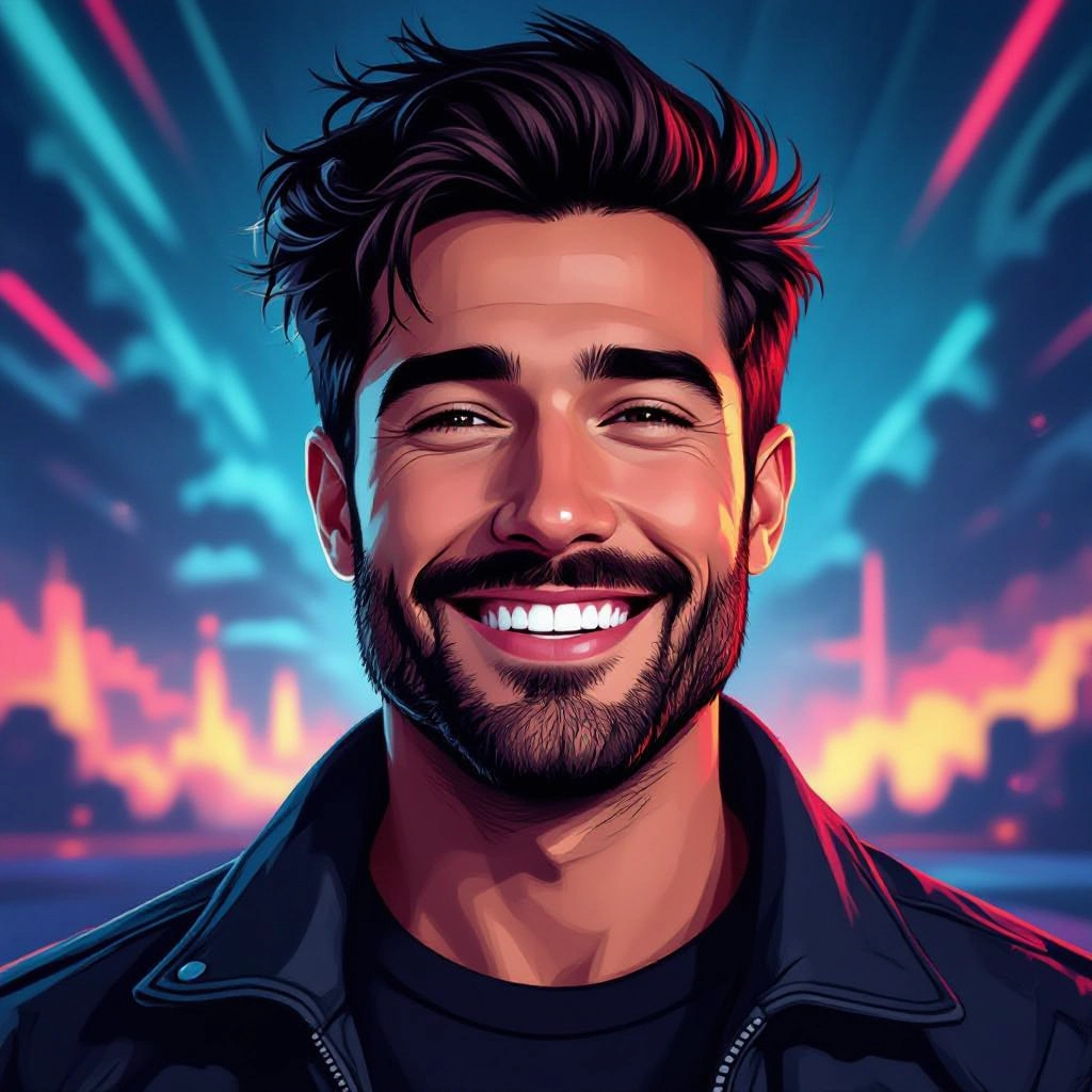 synthwave style example