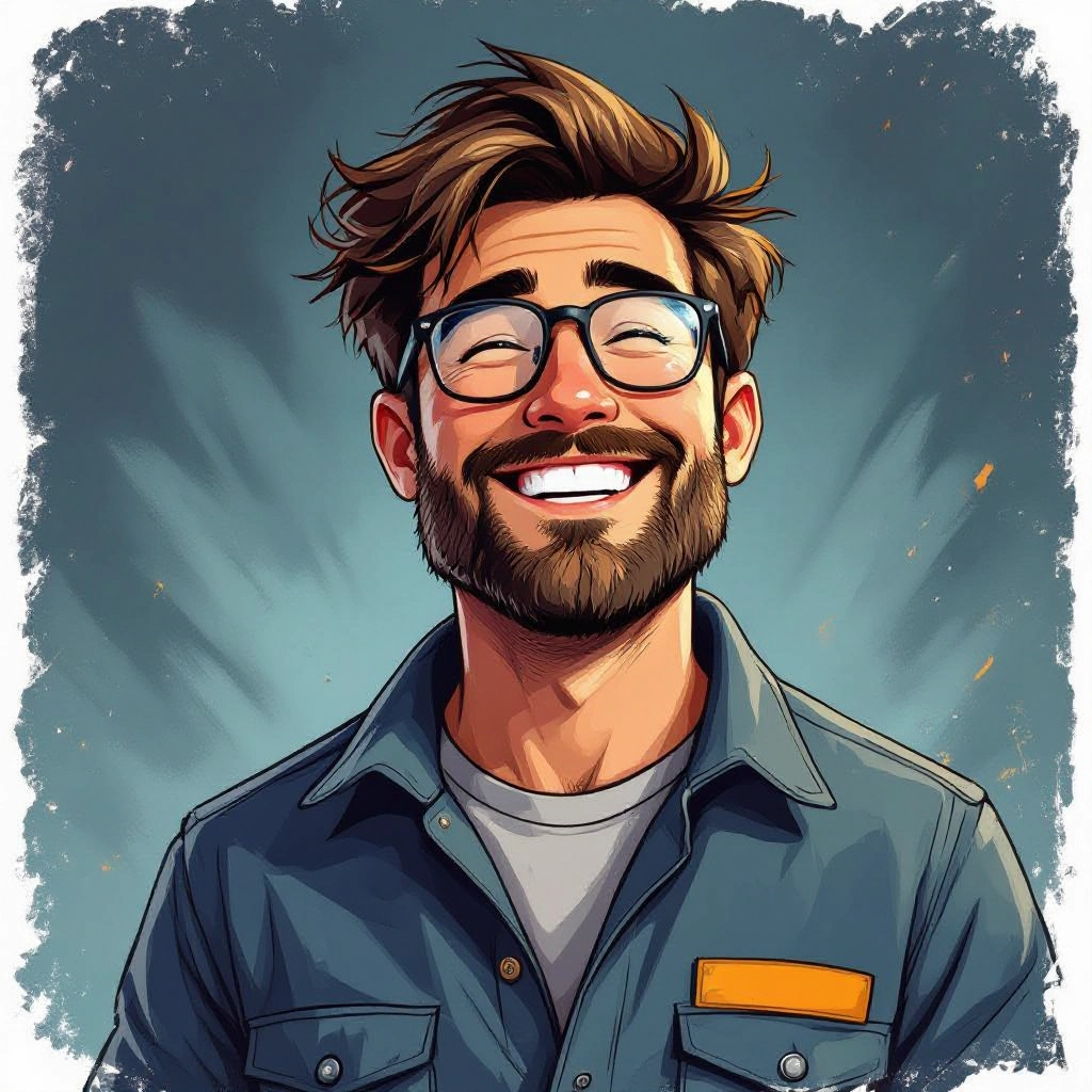 technical drawing style example